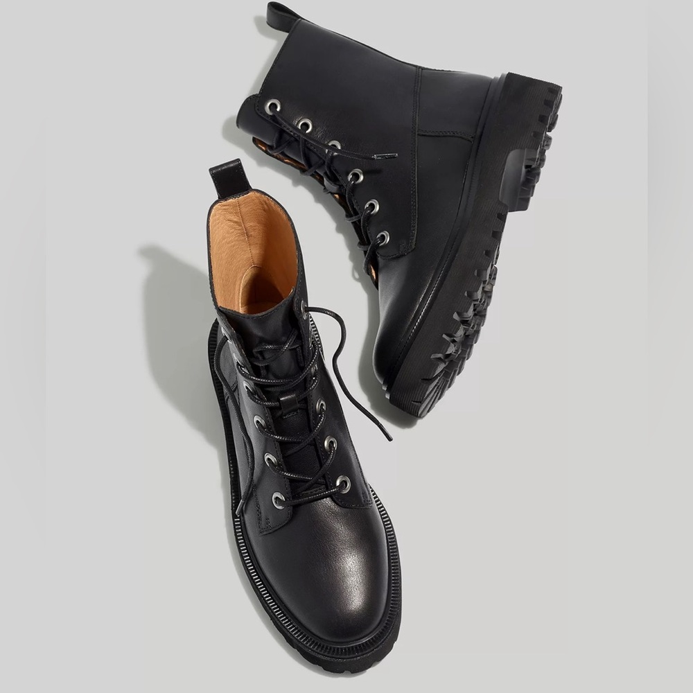 The Rayna Lace-Up Boot in Leather
